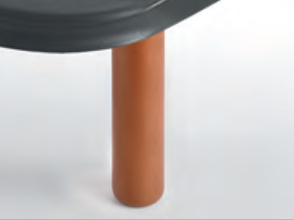 Sonpura Joc Potes Fusta Cilíndrica Color Cirerer 25 cm Feet