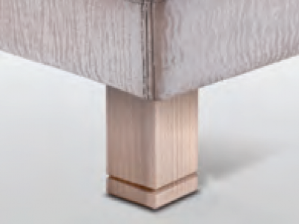 Sonpura Joc Potes Fusta quadrada Abedul / biselat 15cm Feet