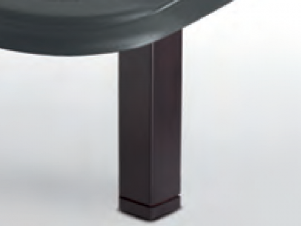 Sonpura Joc Potes Fusta Quadrada Wengué / Biselada 25cm Feet